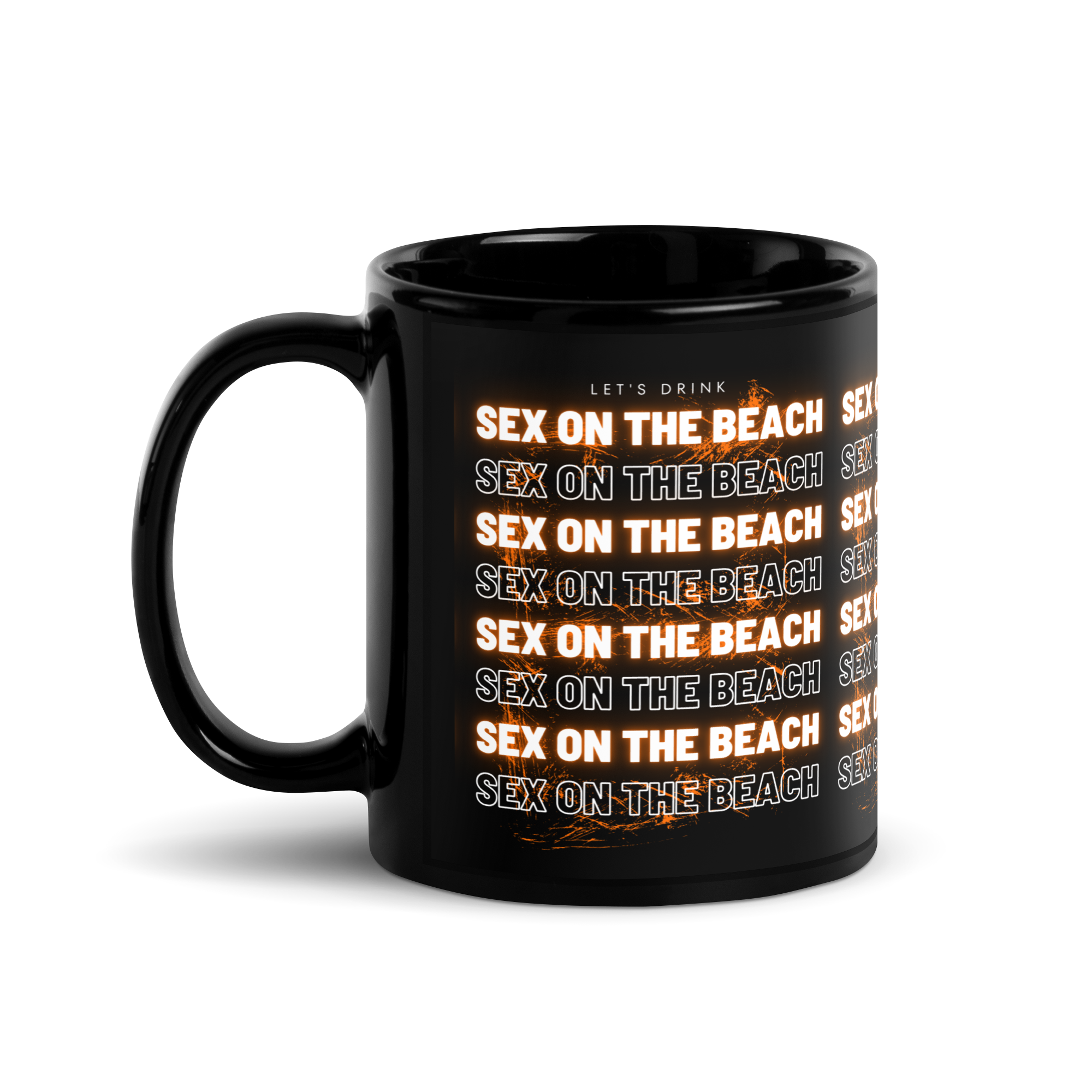 Mug noir DNKZ Multiply - "Sex on the beach"