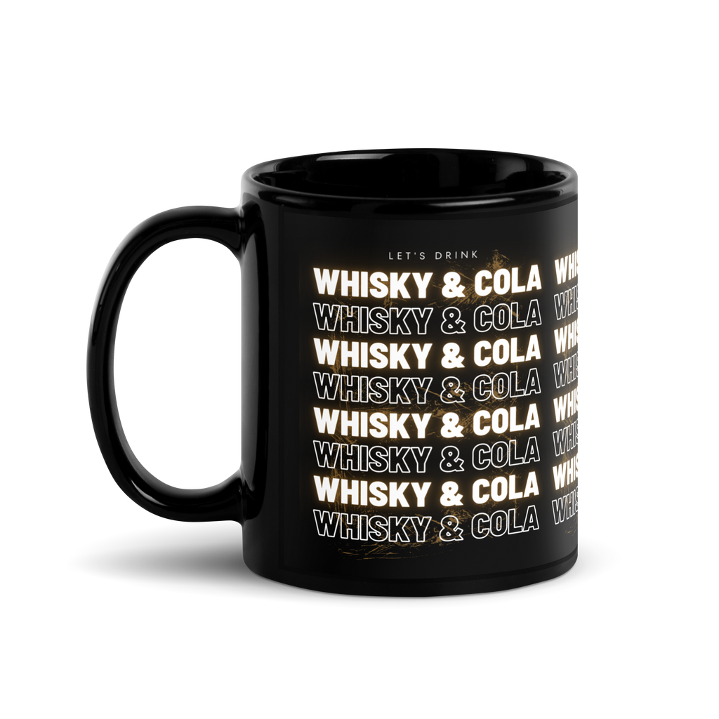 Mug noir DNKZ Multiply - "Whisky & Cola"