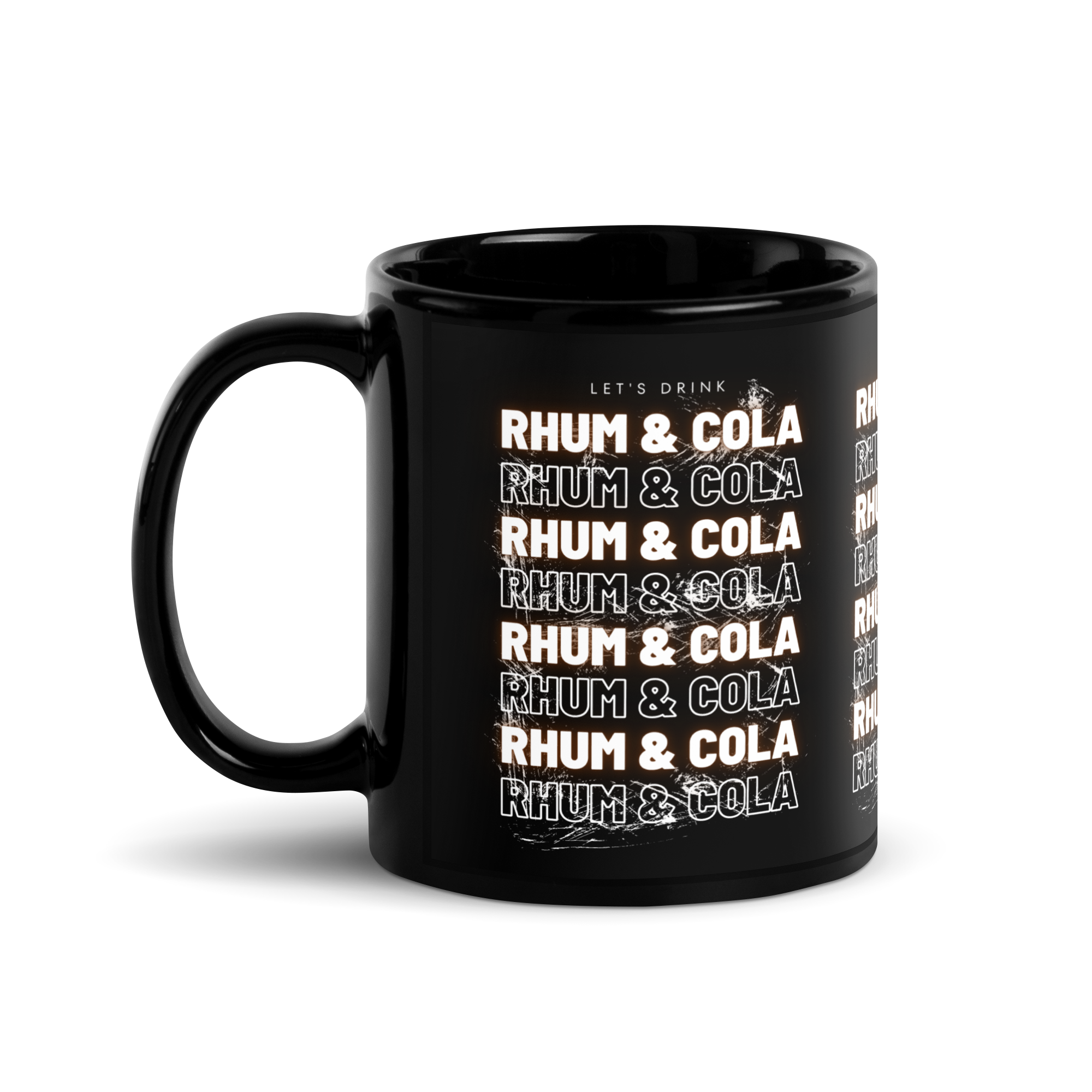 Mug noir DNKZ Multiply - "Rhum & Cola"