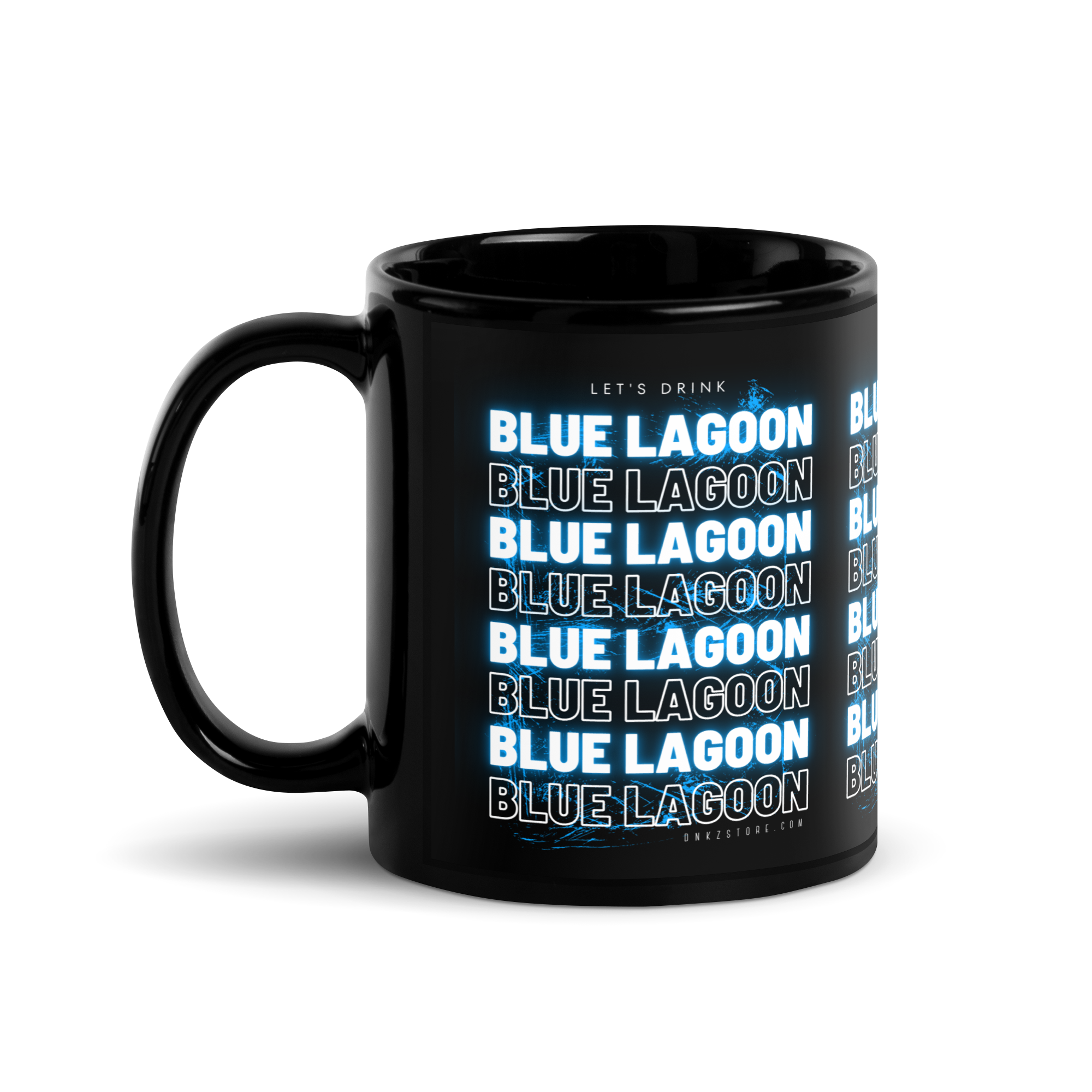 Mug noir DNKZ Multiply - "Blue Lagoon"