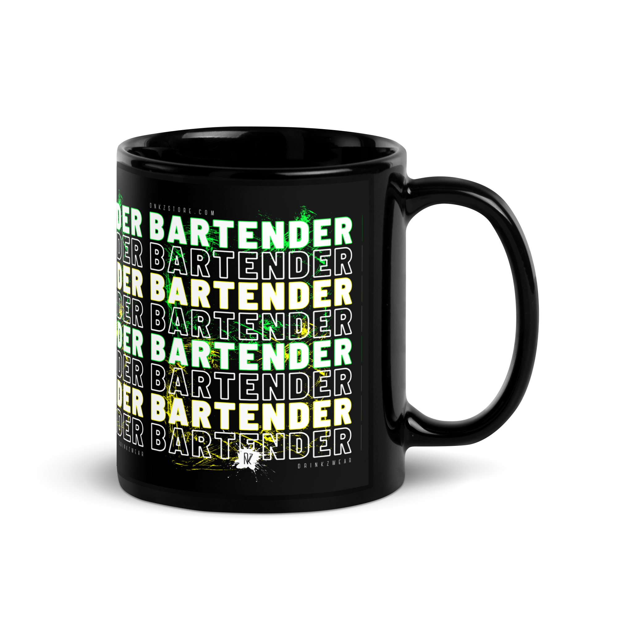Mug DNKZ Crew Bartender - "Green & Yellow"