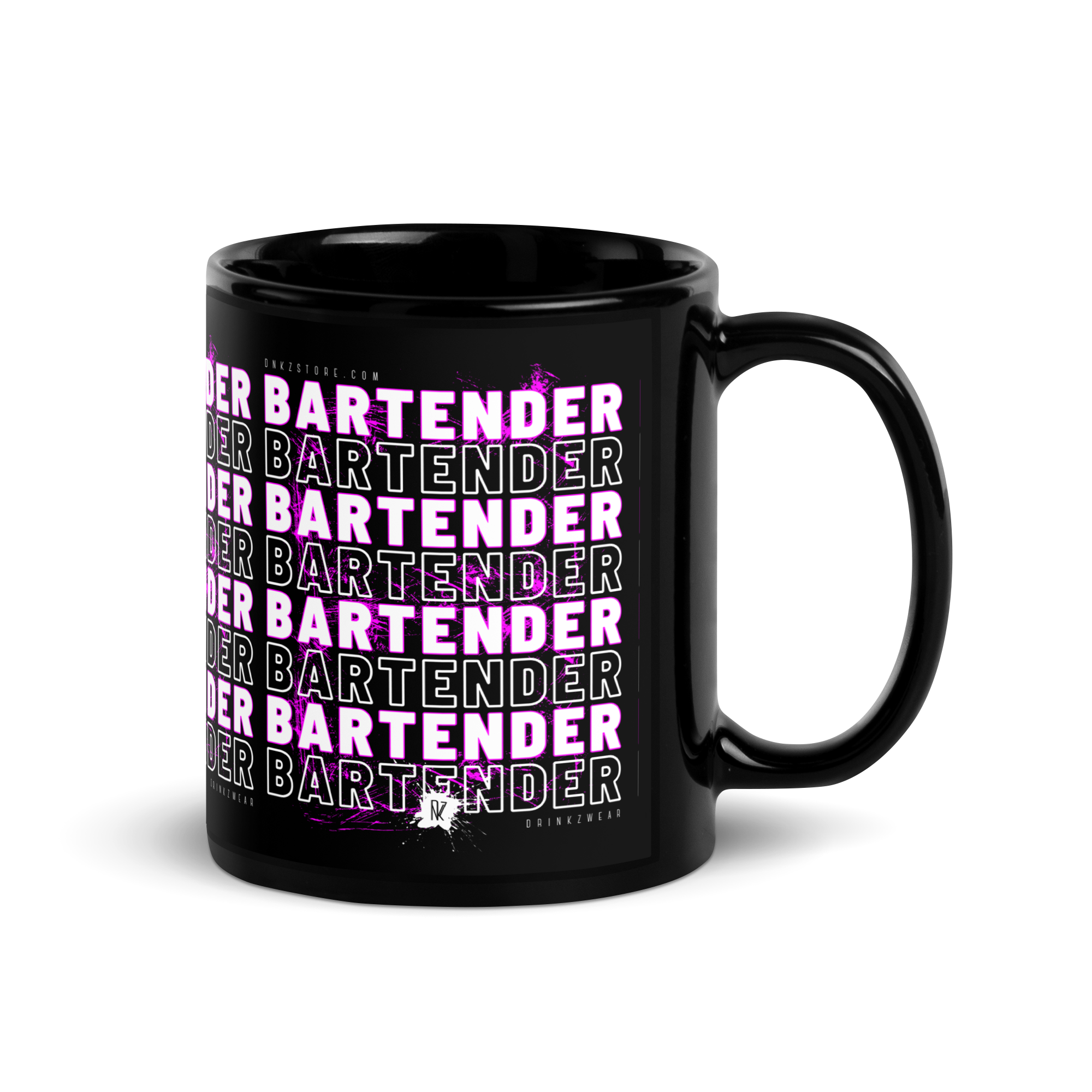 Mug noir DNKZ Crew Bartender - "Purple"