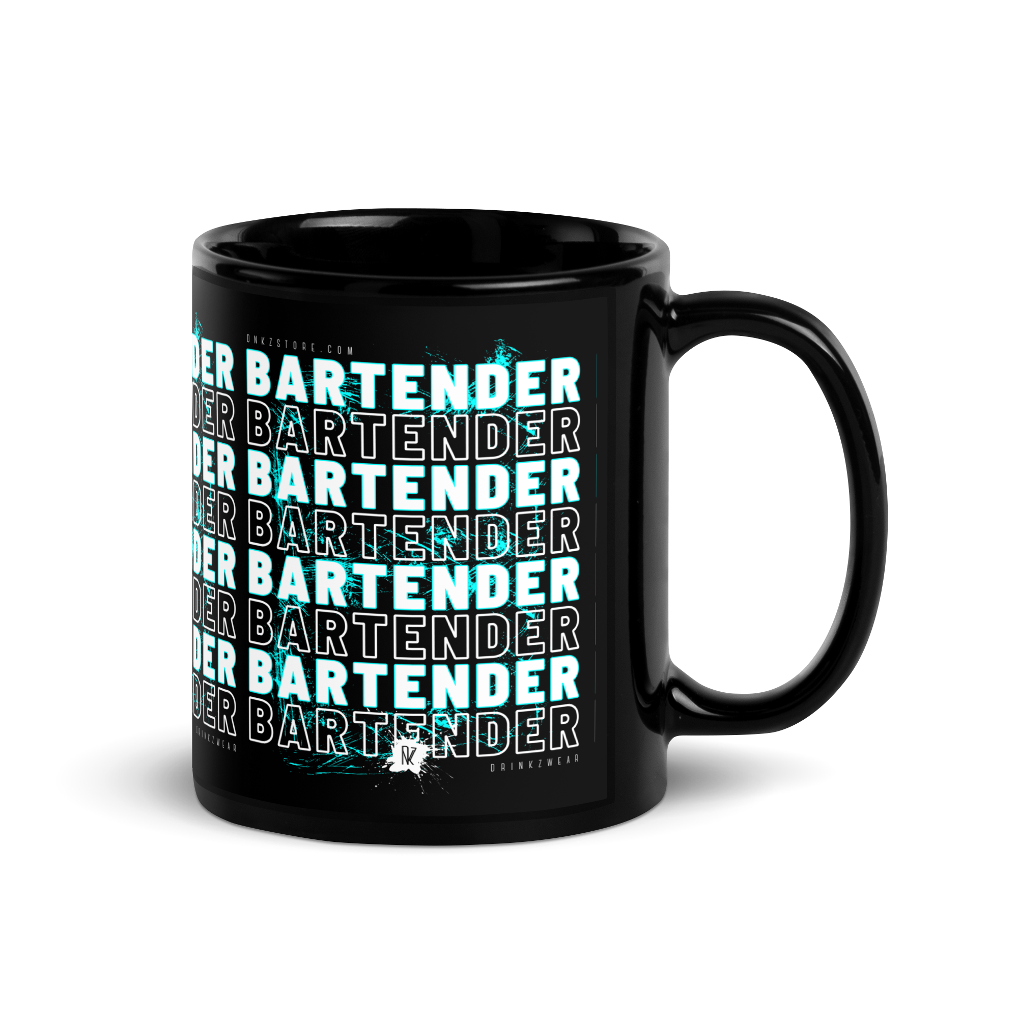 Mug noir DNKZ Crew Bartender - "Blue"