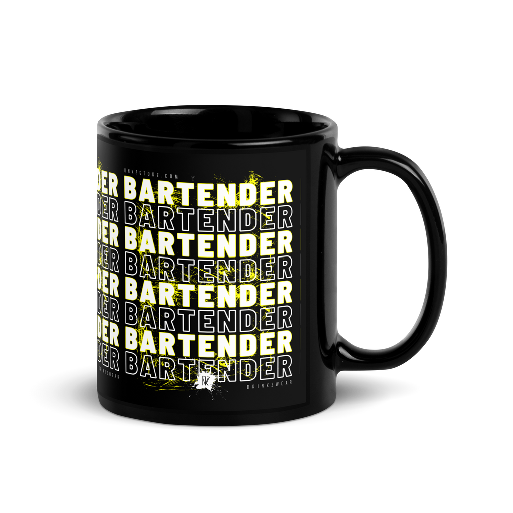 Mug noir DNKZ Crew Bartender - "Yellow"