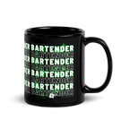 Mug noir DNKZ Crew Bartender - "Green"