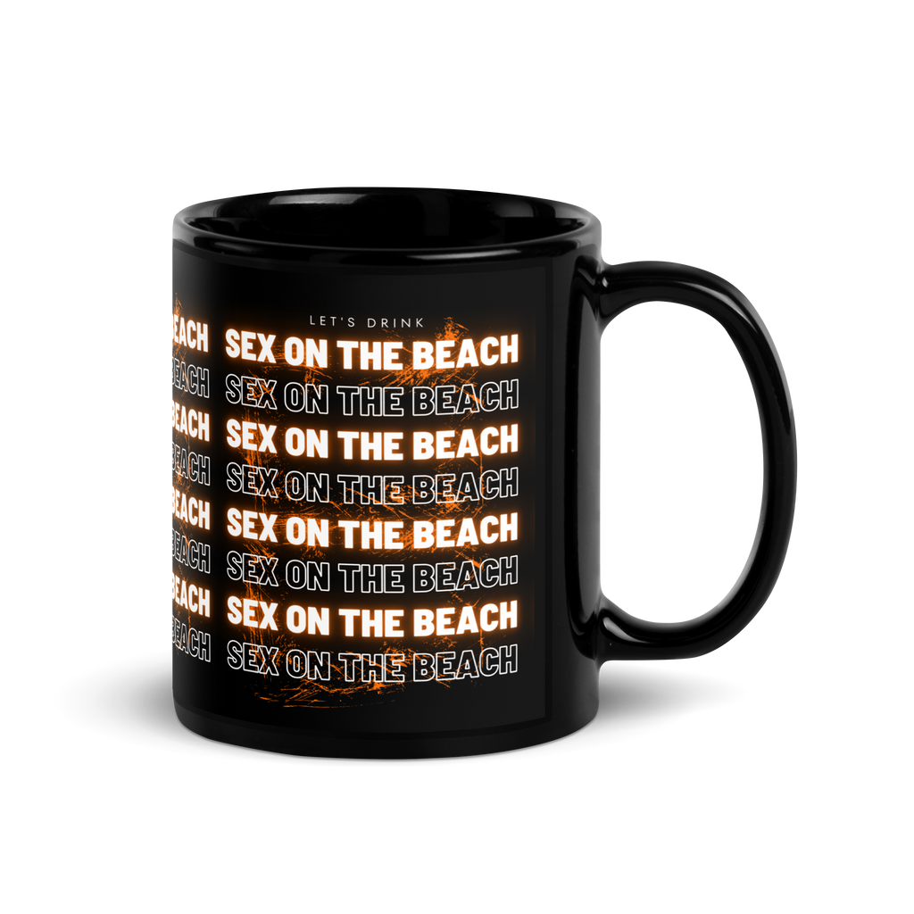 Mug noir DNKZ Multiply - "Sex on the beach"