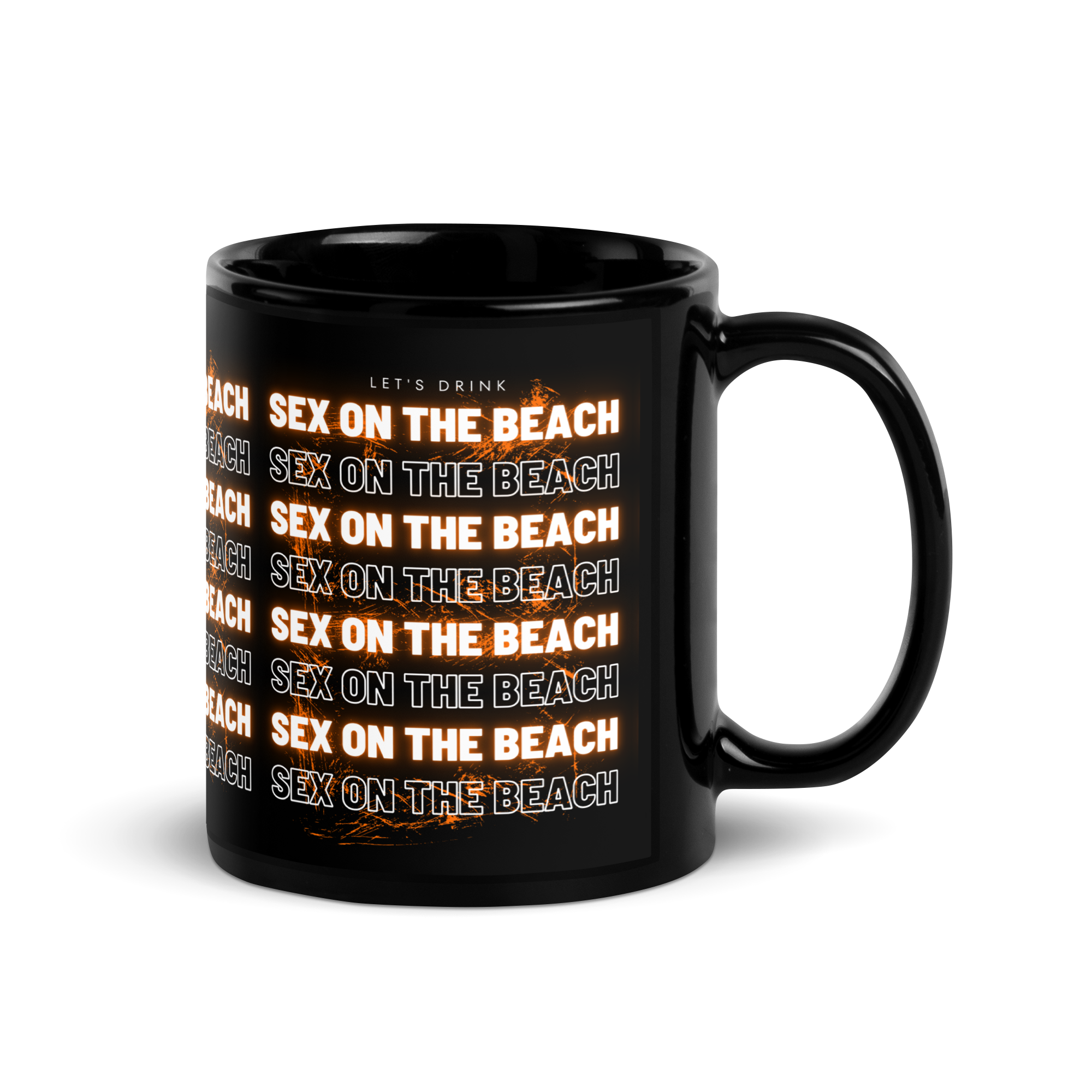 Mug noir DNKZ Multiply - "Sex on the beach"