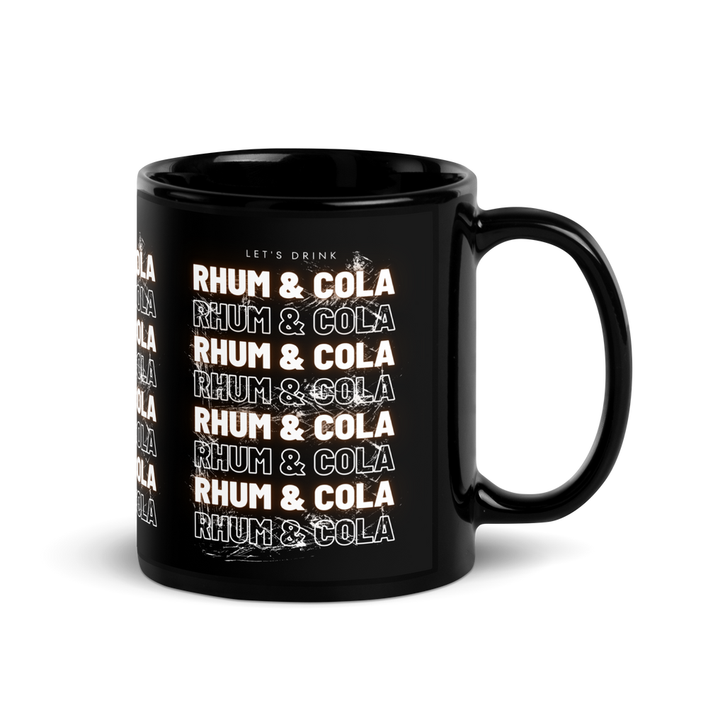 Mug noir DNKZ Multiply - "Rhum & Cola"