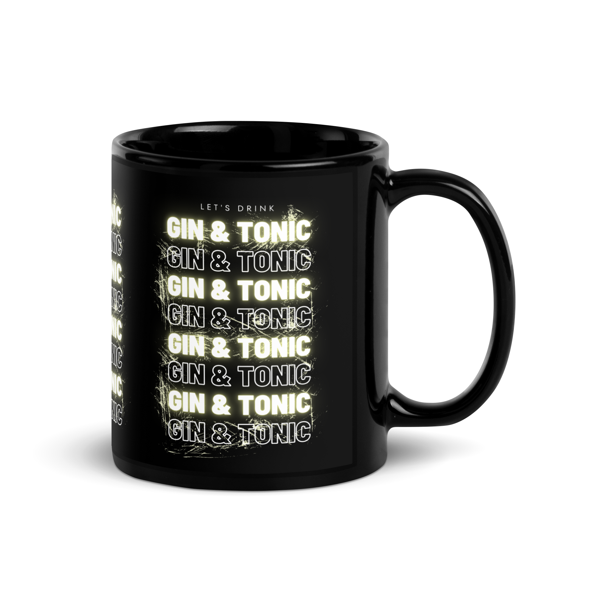 Mug noir  DNKZ Multiply - "Gin & Tonic"