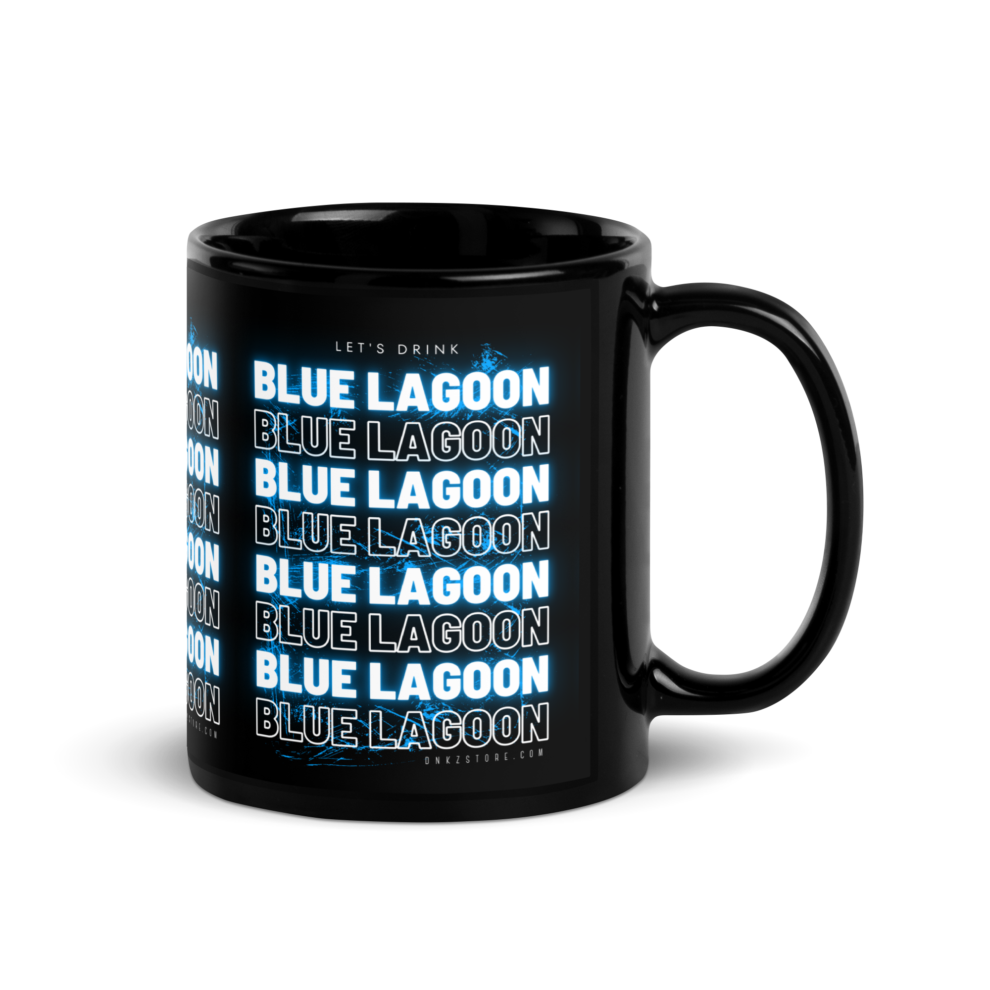 Mug noir DNKZ Multiply - "Blue Lagoon"
