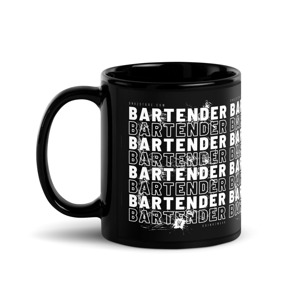 Mug noir DNKZ Crew Bartender - "White"
