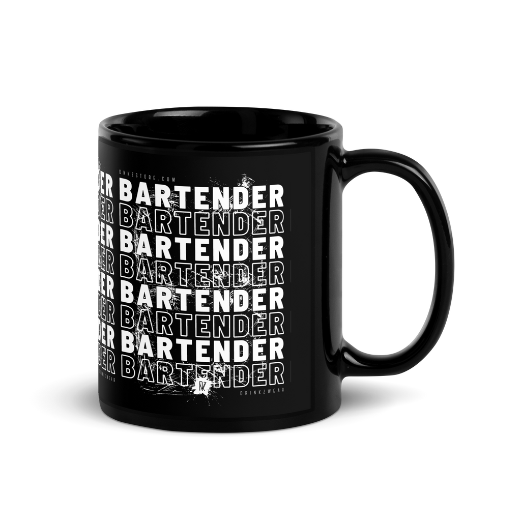 Mug noir DNKZ Crew Bartender - "White"