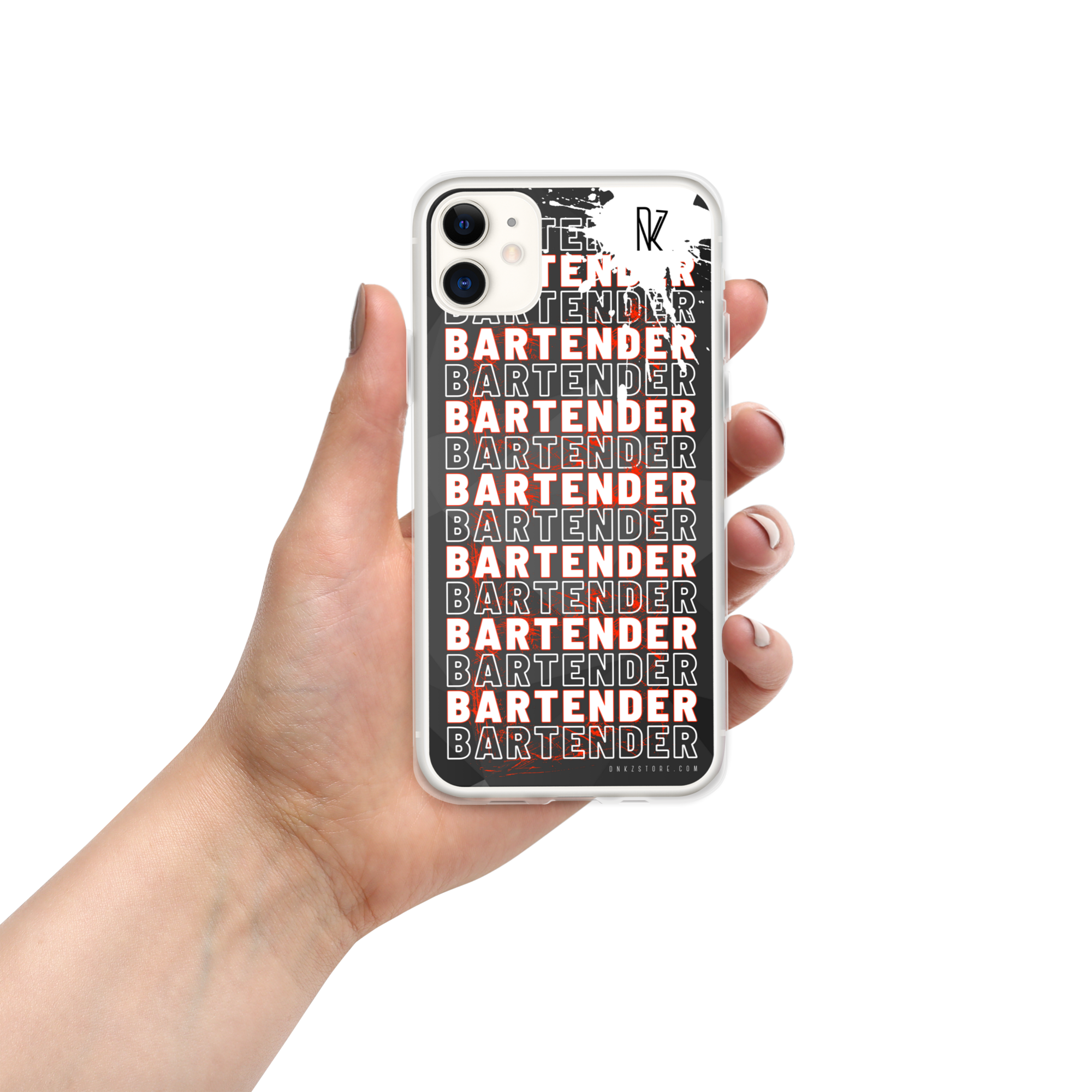 Coque iPhone® DNKZ Crew Bartender - "Red"