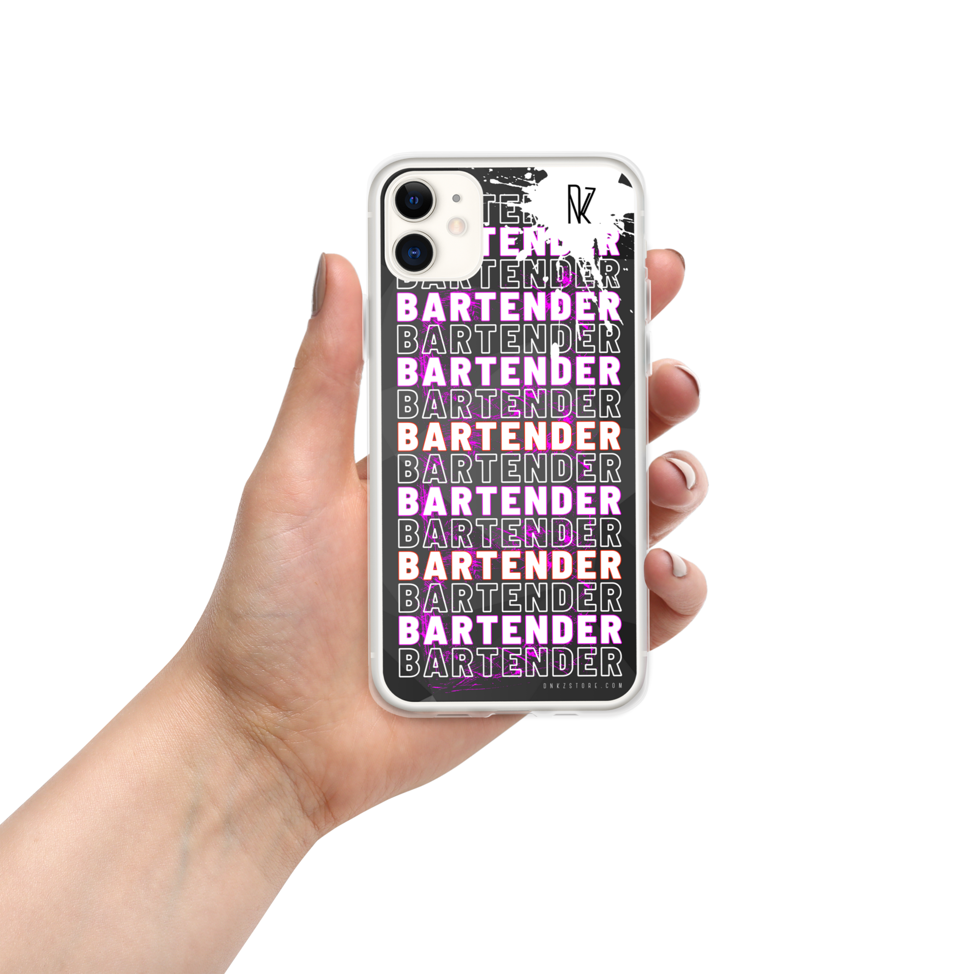 Coque pour iPhone® DNKZ Crew Bartender - "Purple"