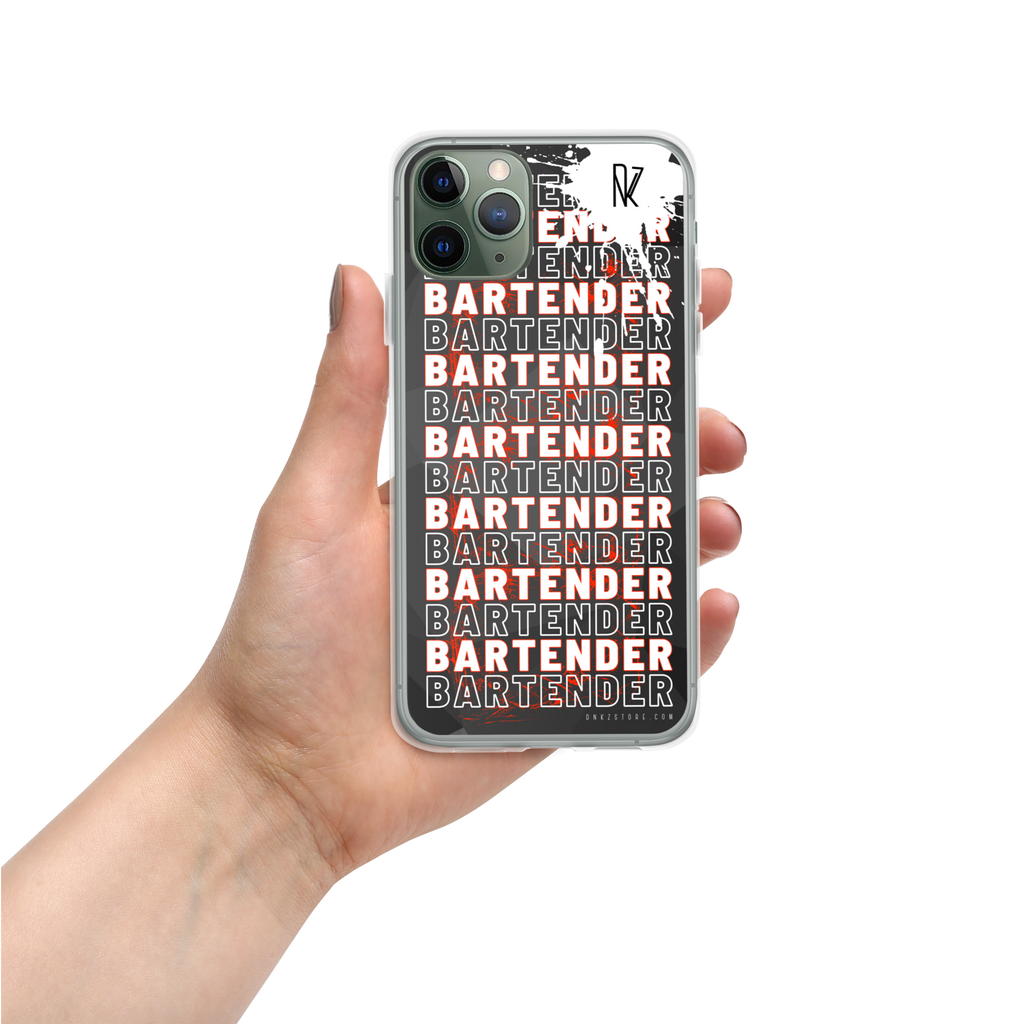 Coque iPhone® DNKZ Crew Bartender - "Red"