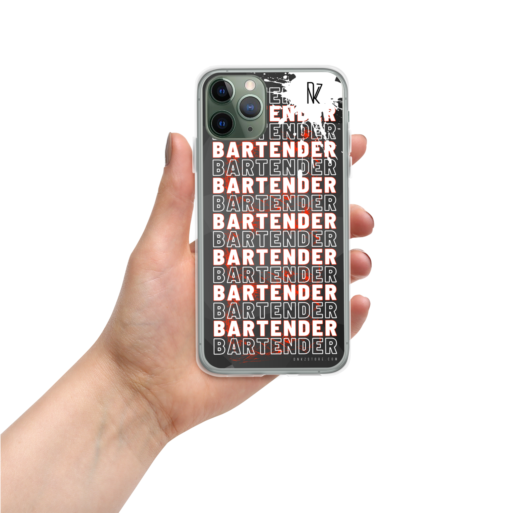 Coque iPhone® DNKZ Crew Bartender - "Red"