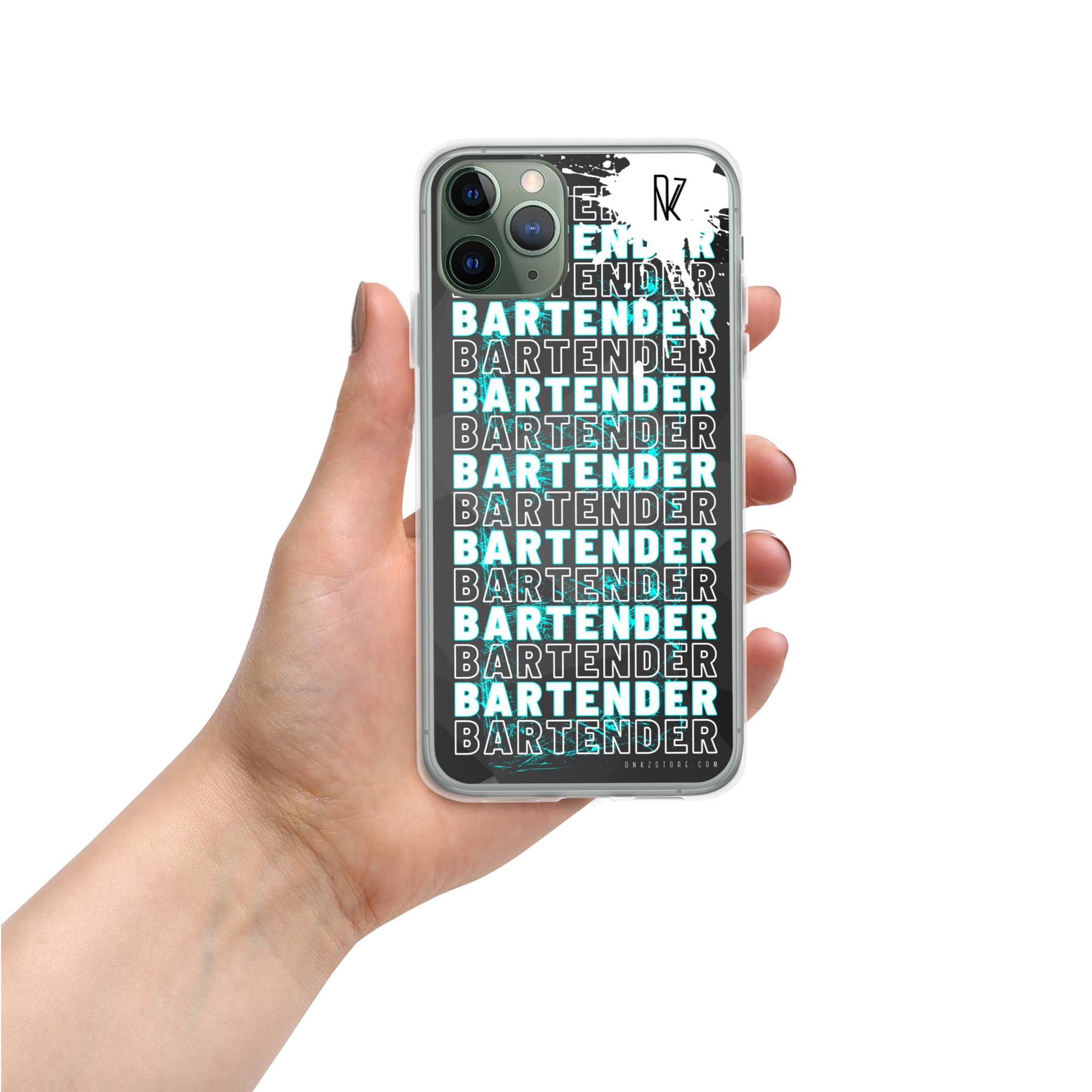 Coque pour iPhone® DNKZ Crew Bartender - "Blue"