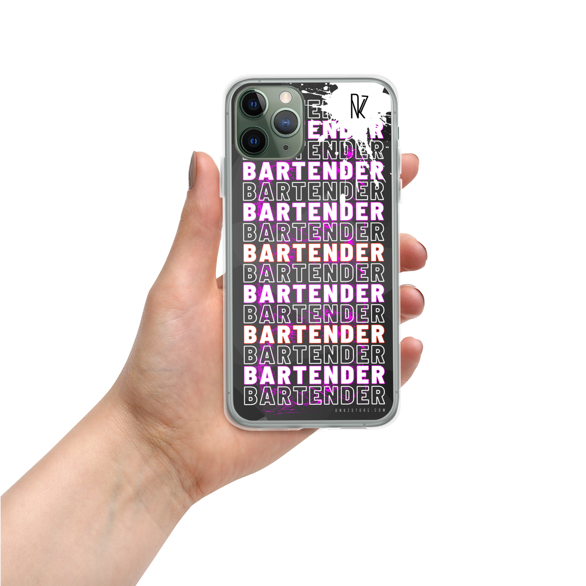 Coque pour iPhone® DNKZ Crew Bartender - "Purple"