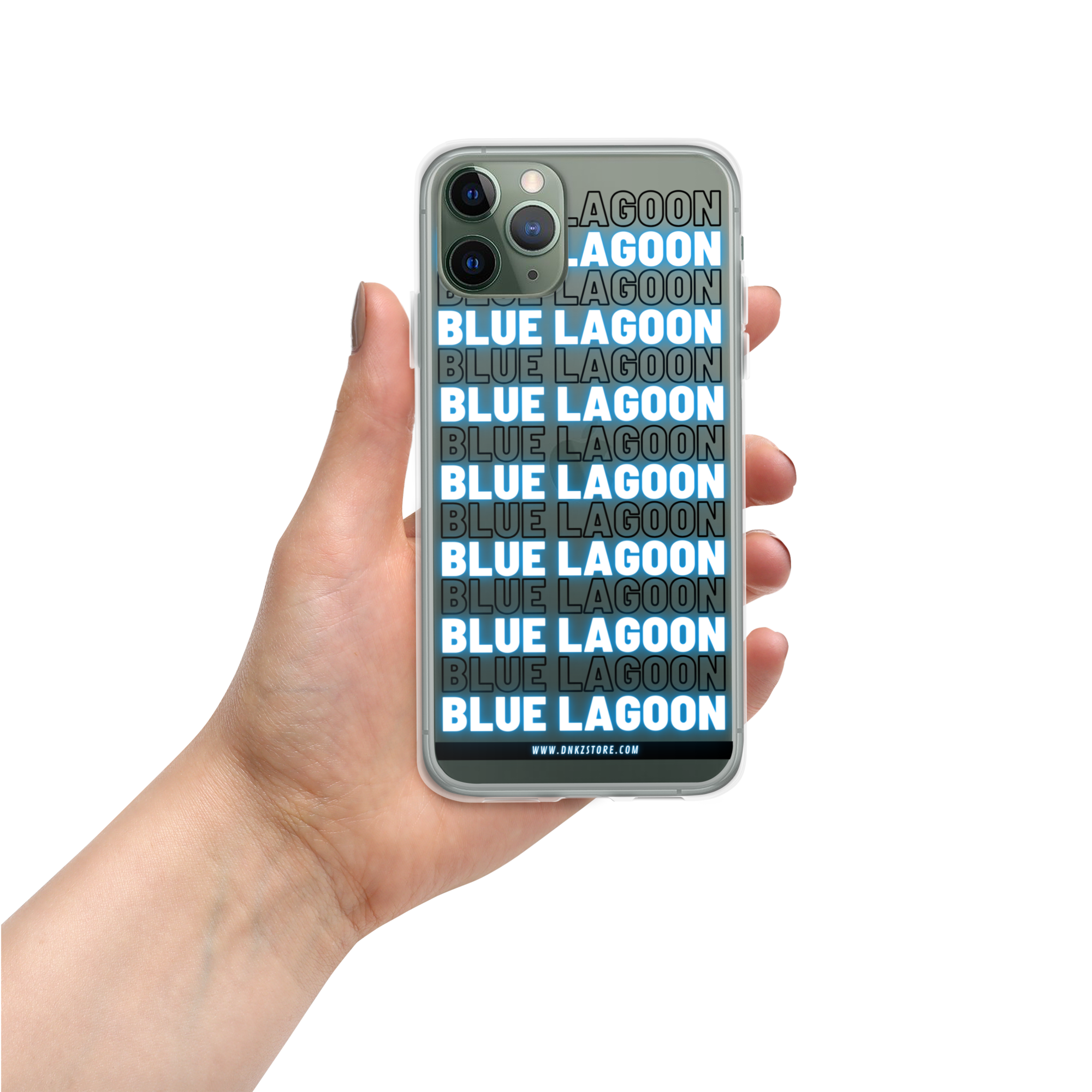 Coque iPhone® DNKZ Multiply - "Blue Lagoon"