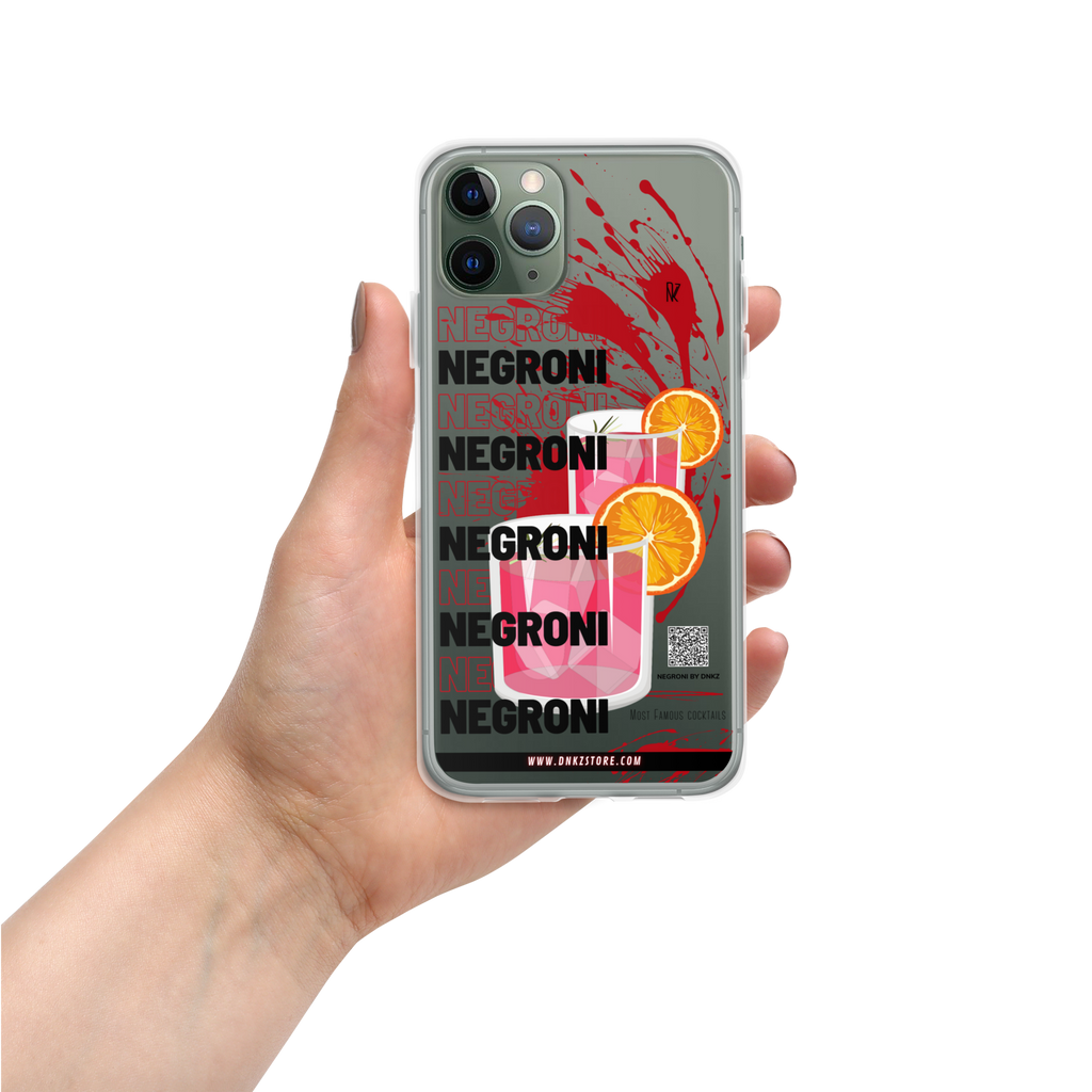 Coque iPhone® DNKZ Most Famous Cocktails - "Negroni"