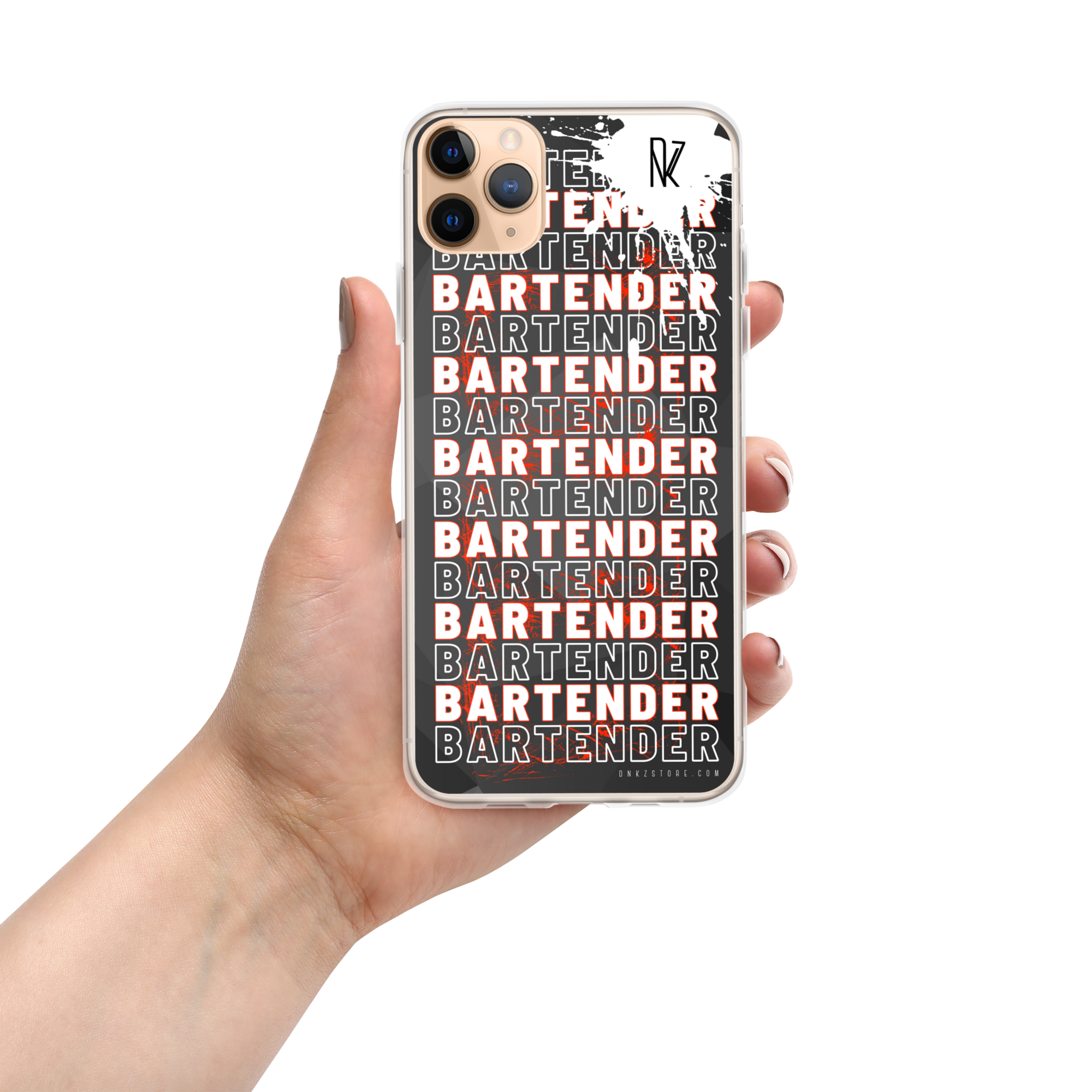 Coque iPhone® DNKZ Crew Bartender - "Red"