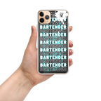 Coque iPhone bartender DNKZ bleu — Crew Bartender lifestyle streetwear