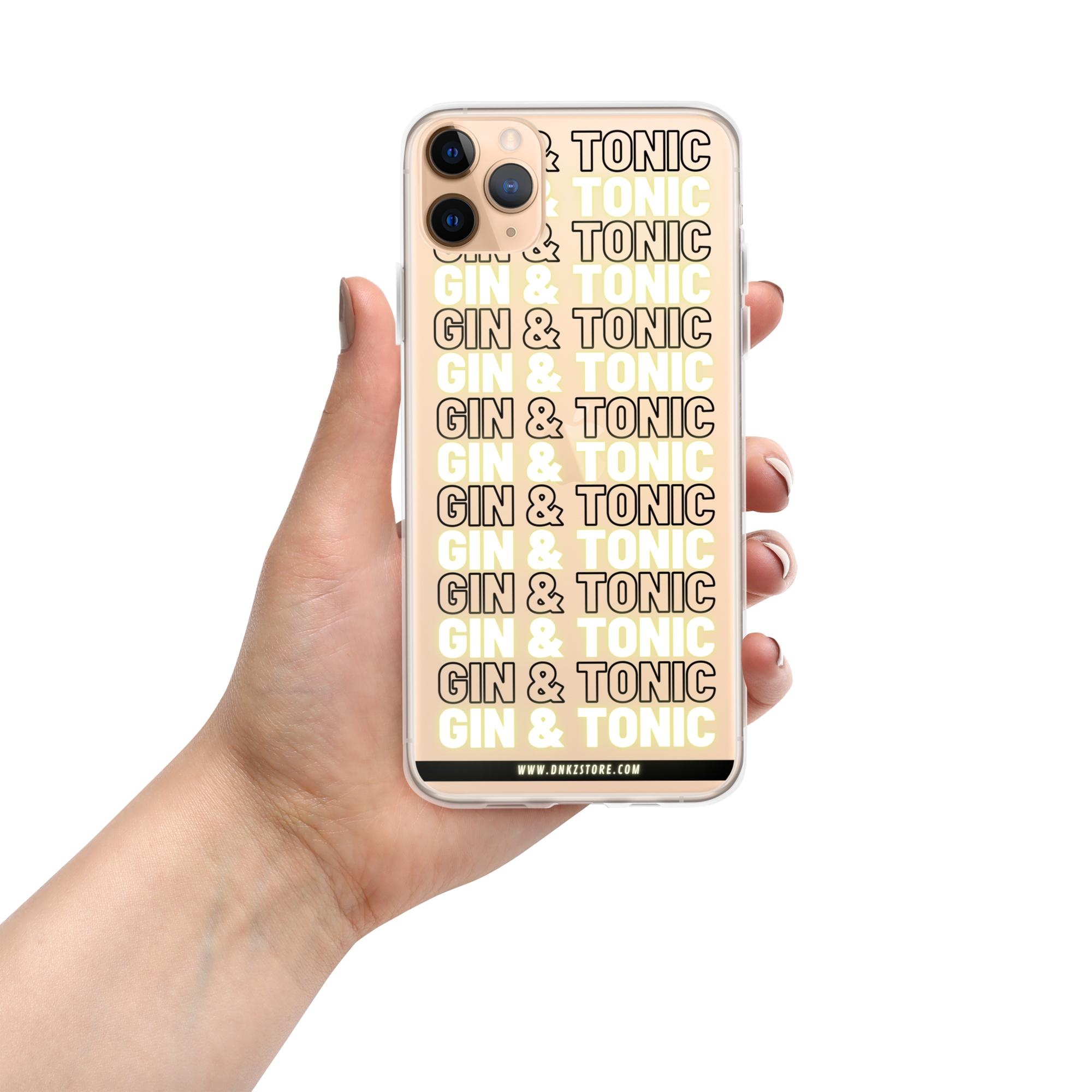 Coque iPhone® DNKZ Multiply - "Gin & Tonic"