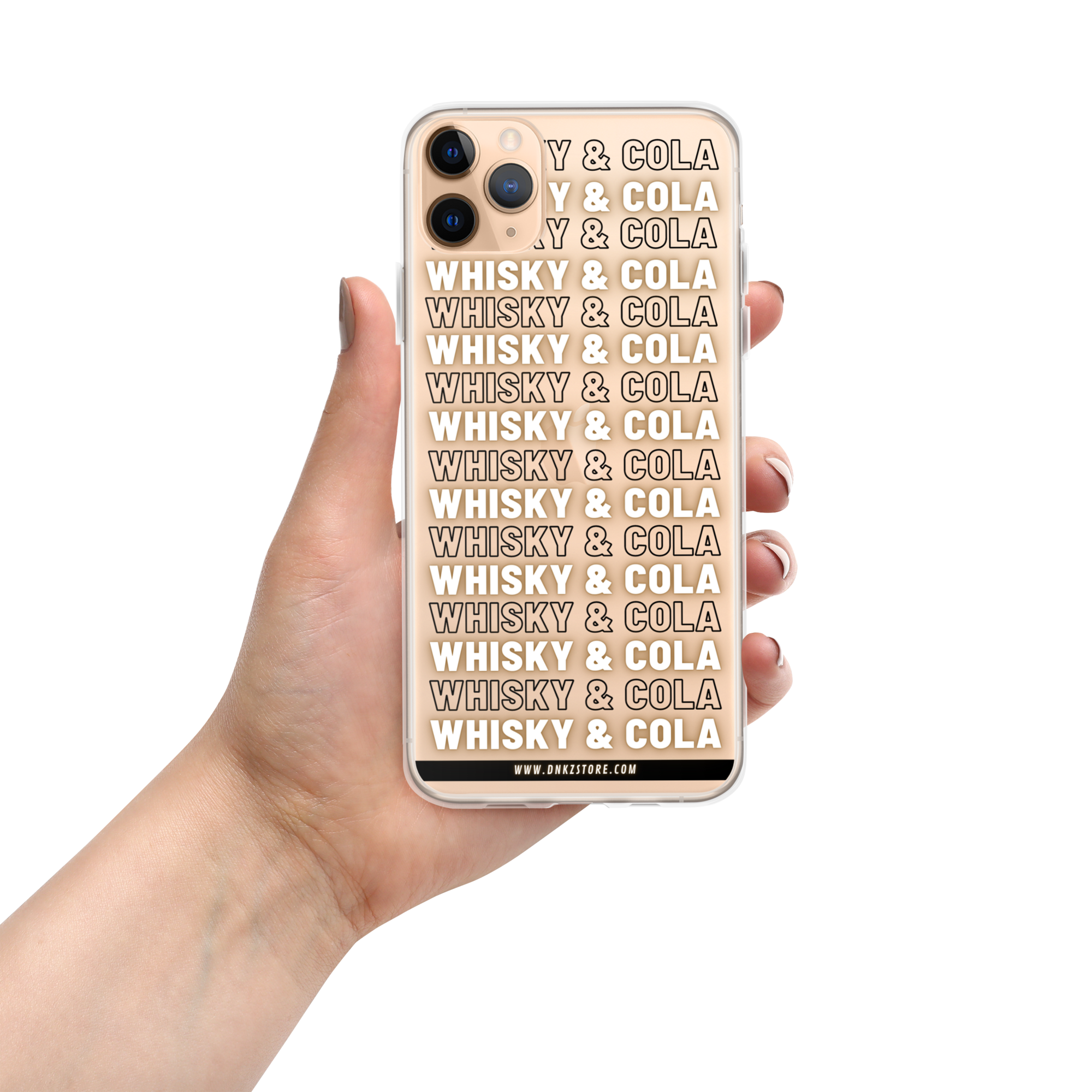 Coque iPhone® DNKZ Multiply - "Whisky & Cola"