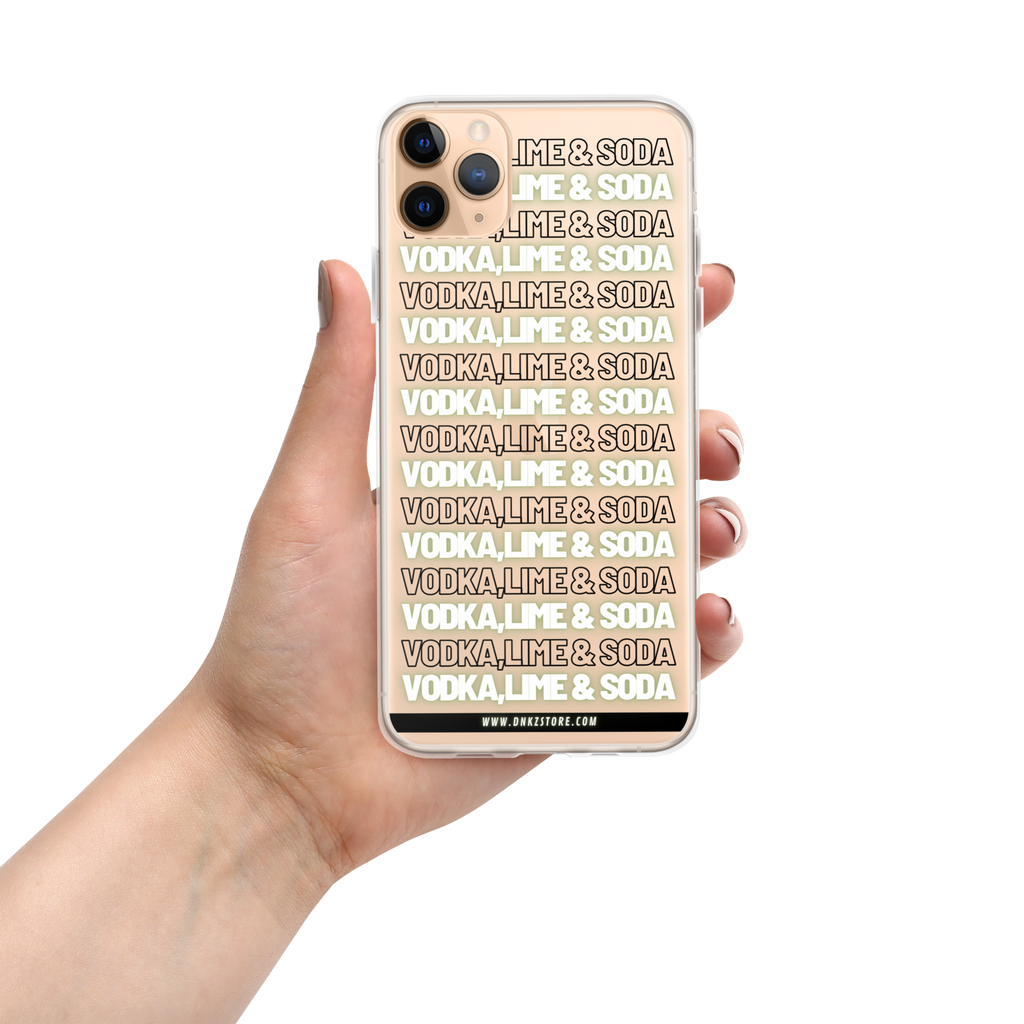 Coque iPhone DNKZ "Vodka Lime & Soda" Multiply — lifestyle streetwear bartender