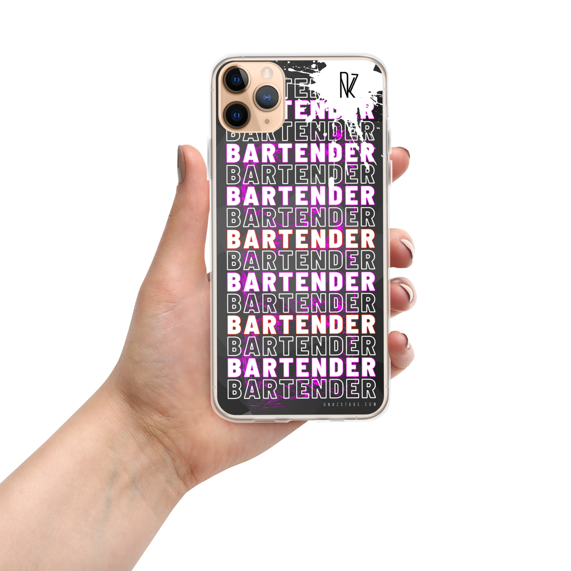 Coque pour iPhone® DNKZ Crew Bartender - "Purple"