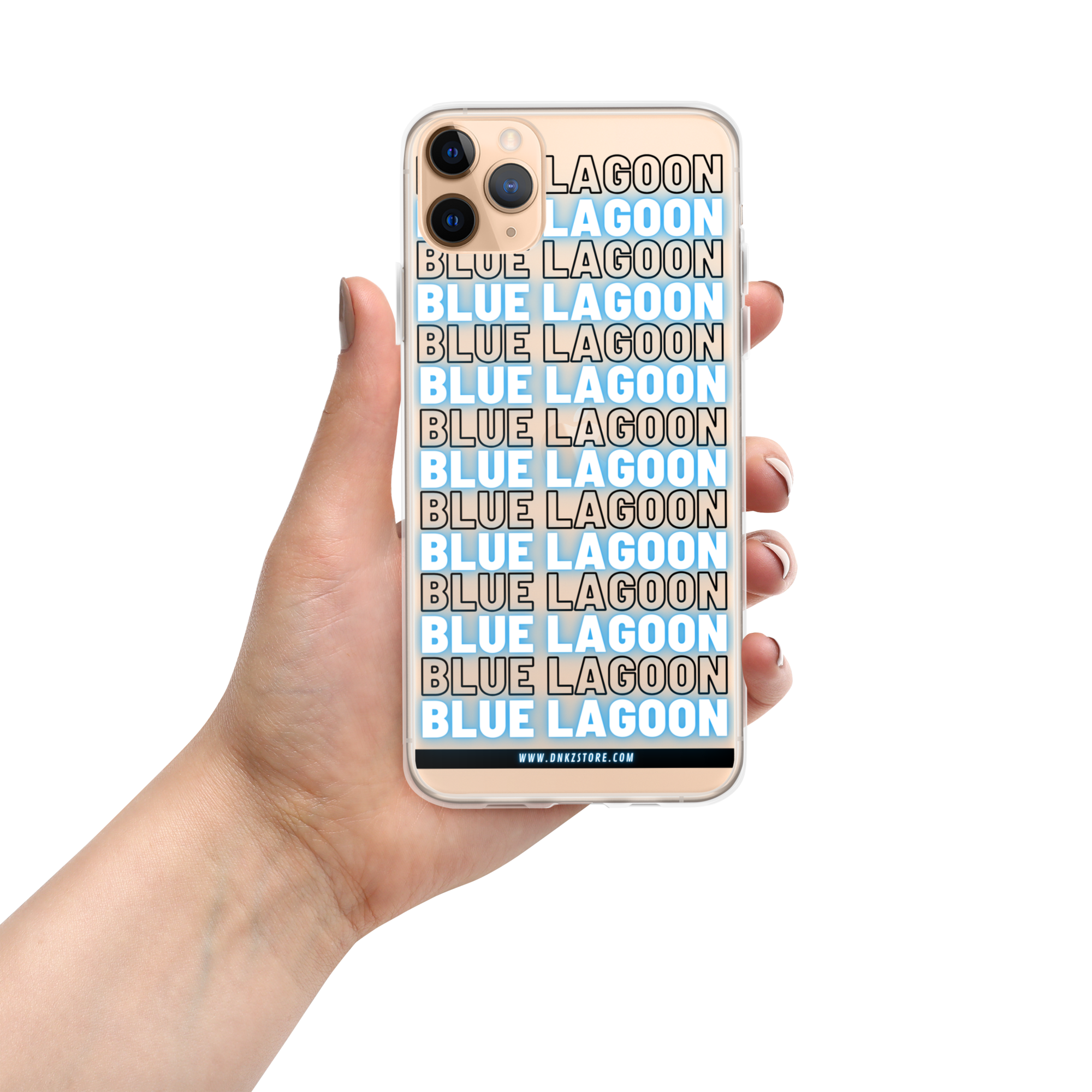 Coque iPhone® DNKZ Multiply - "Blue Lagoon"