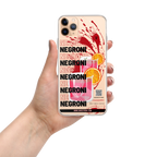 Coque iPhone DNKZ Most Famous Cocktails "Negroni" — protection iPhone barman barmaid France