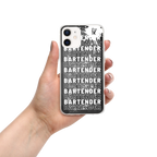 DNKZ coque iPhone blanc — bartender lifestyle streetwear France