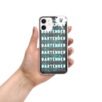 DNKZ coque iPhone bleu — bartender lifestyle streetwear France
