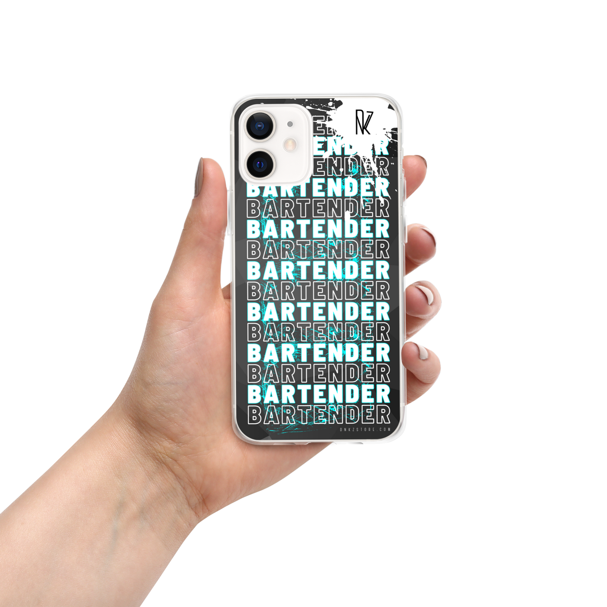 Coque pour iPhone® DNKZ Crew Bartender - "Blue"