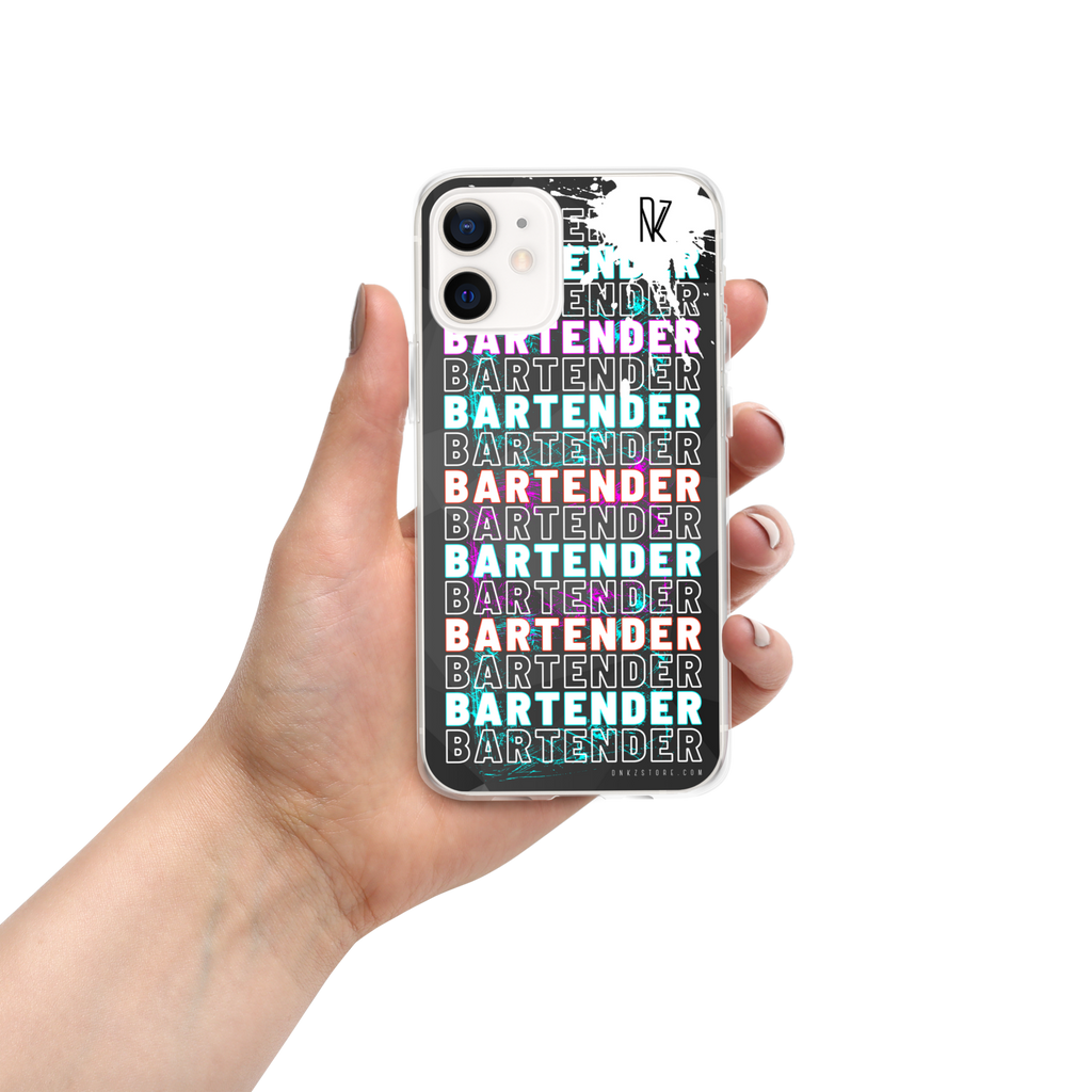 Coque pour iPhone® DNKZ Crew Bartender - "Blue & Purple"