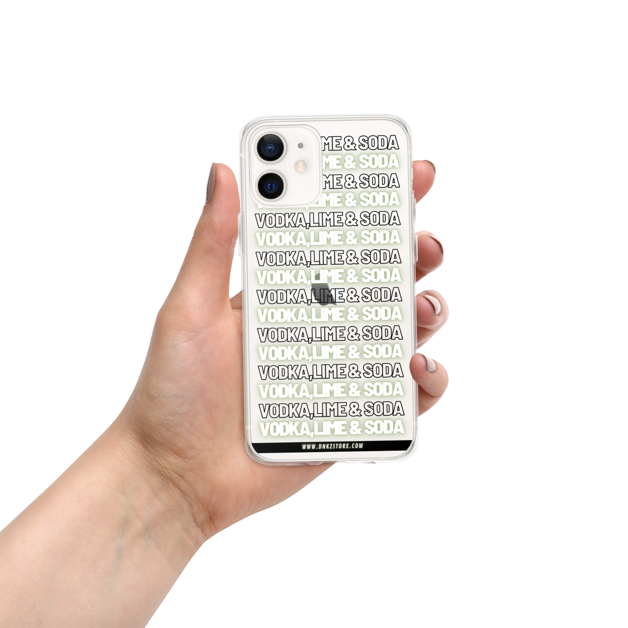 Coque iPhone® DNKZ Multiply - "Vodka,Lime & Soda"