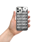 Coque barman barmaid DNKZ blanc — marque française bartender