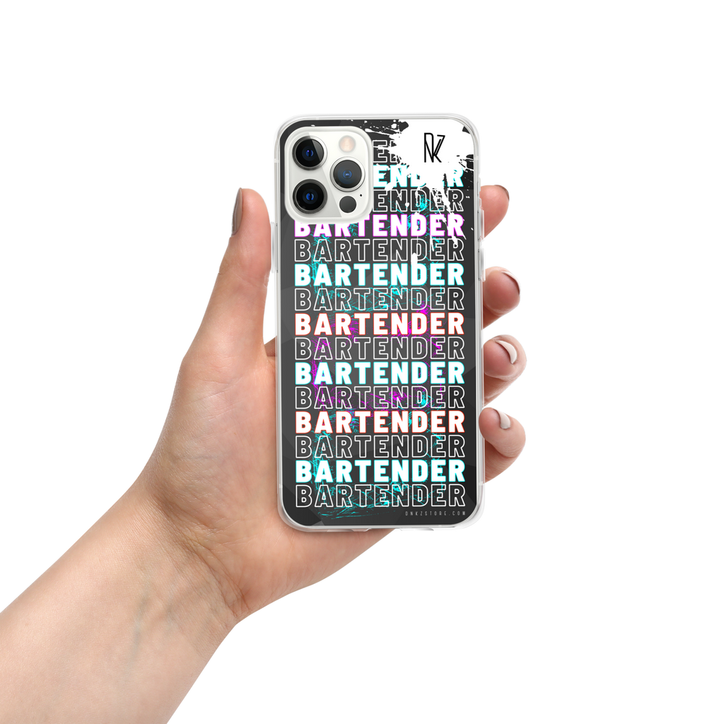 Coque pour iPhone® DNKZ Crew Bartender - "Blue & Purple"