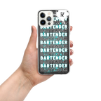 Streetwear DNKZ coque iPhone bleu — barman cocktail France bartender