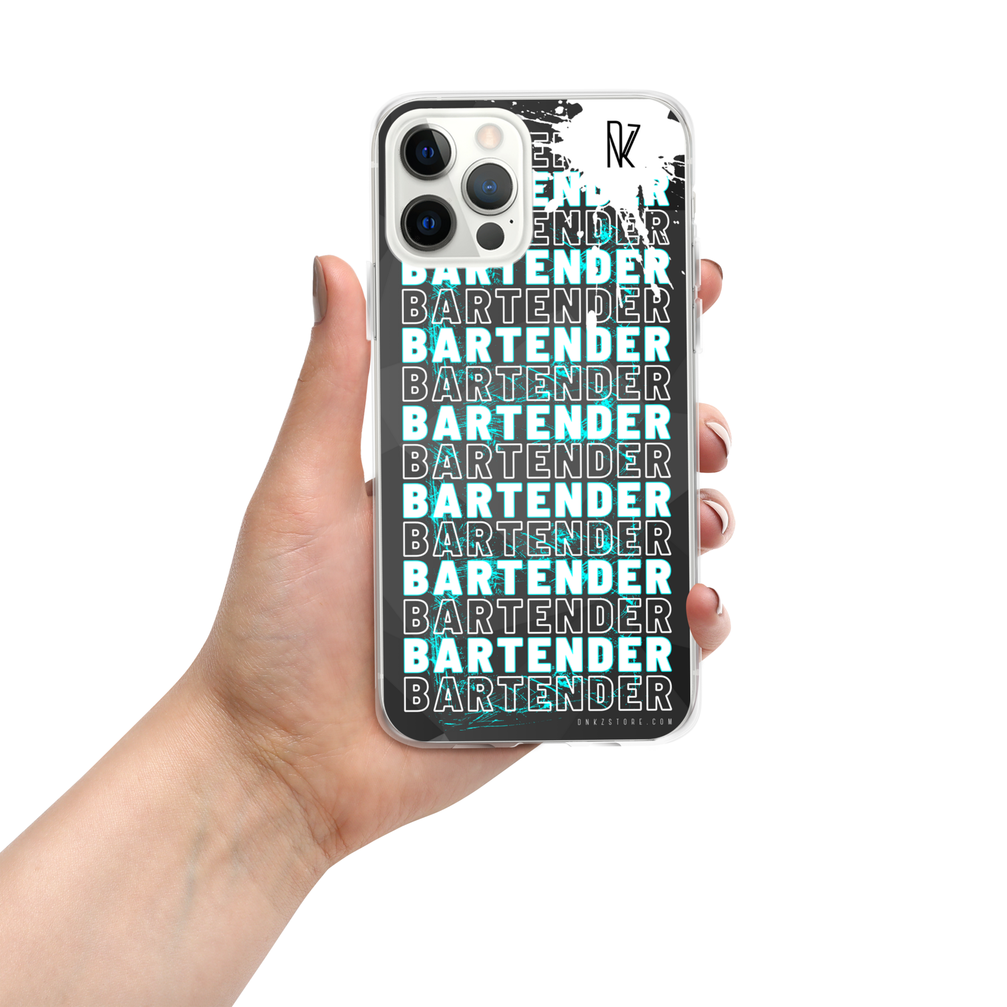 Coque pour iPhone® DNKZ Crew Bartender - "Blue"