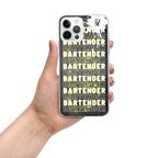Streetwear DNKZ coque iPhone jaune — barman cocktail France bartender