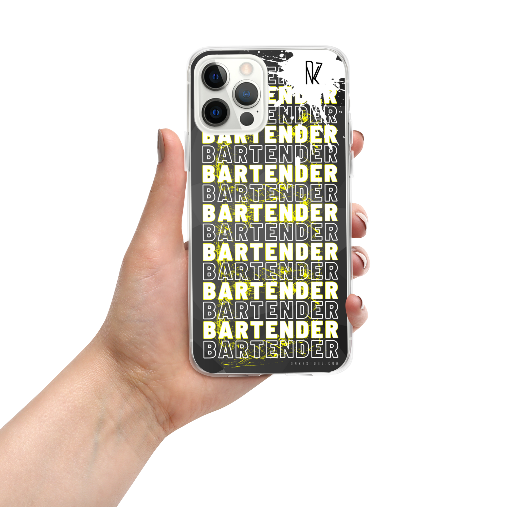Coque pour iPhone® DNKZ Crew Bartender - "Yellow"