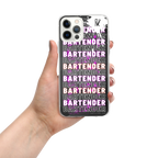 Streetwear DNKZ coque iPhone violet — barman cocktail France bartender