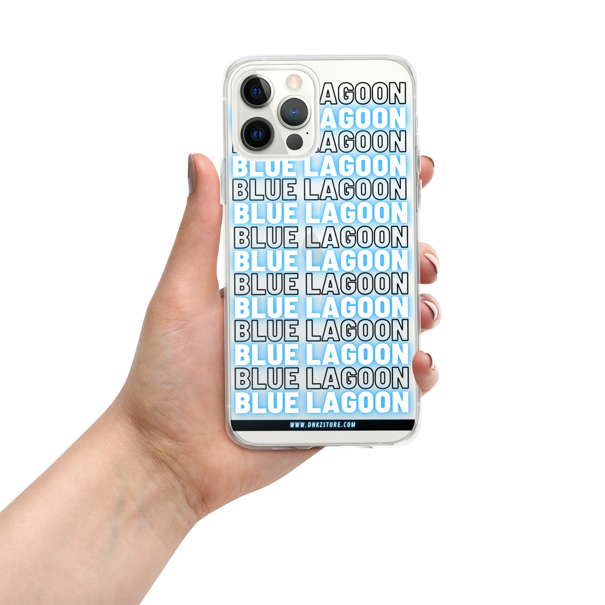 Coque iPhone® DNKZ Multiply - "Blue Lagoon"