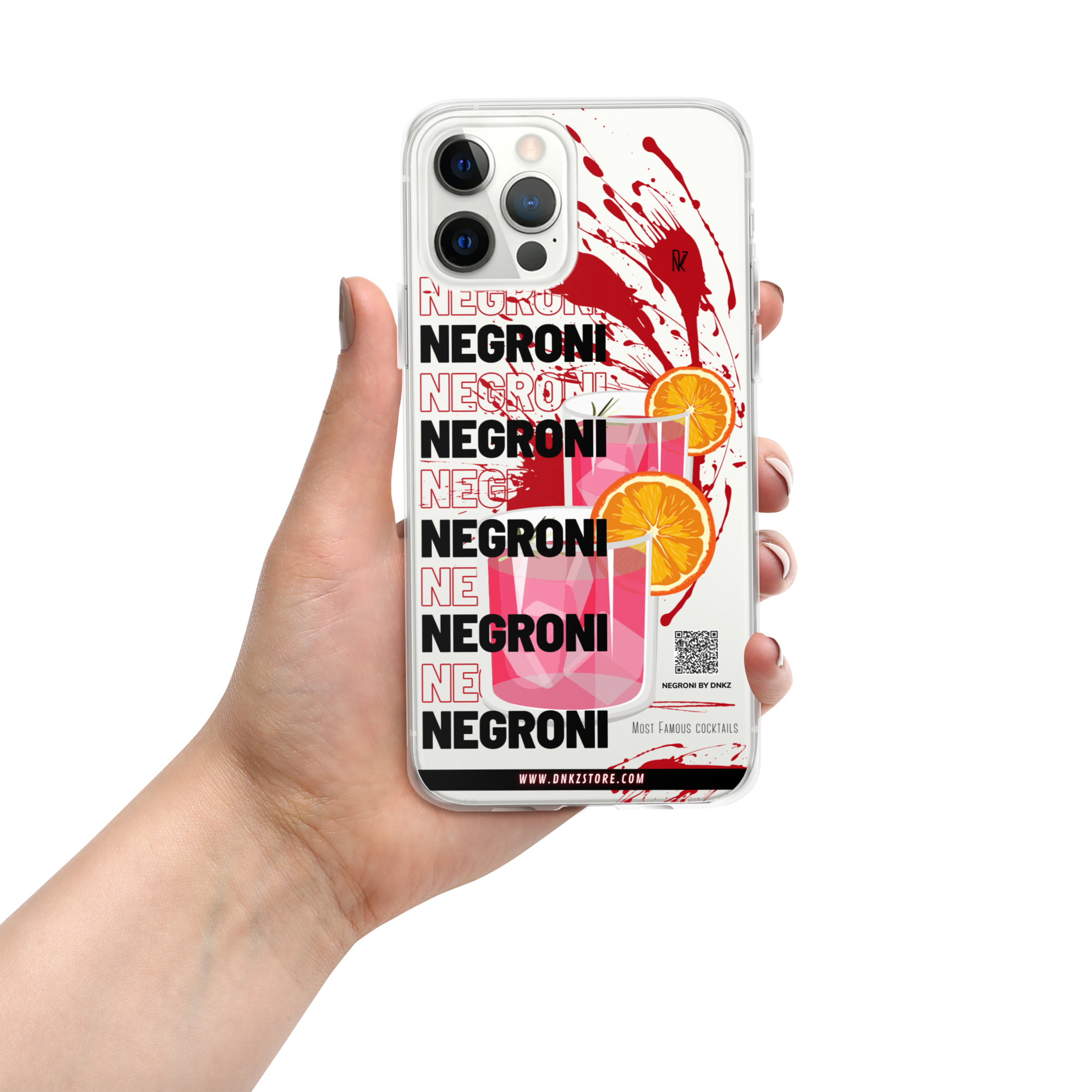 Coque iPhone® DNKZ Most Famous Cocktails - "Negroni"