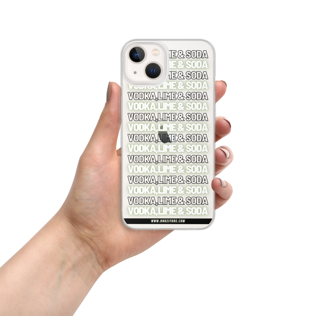 Coque iPhone® DNKZ Multiply - "Vodka,Lime & Soda"