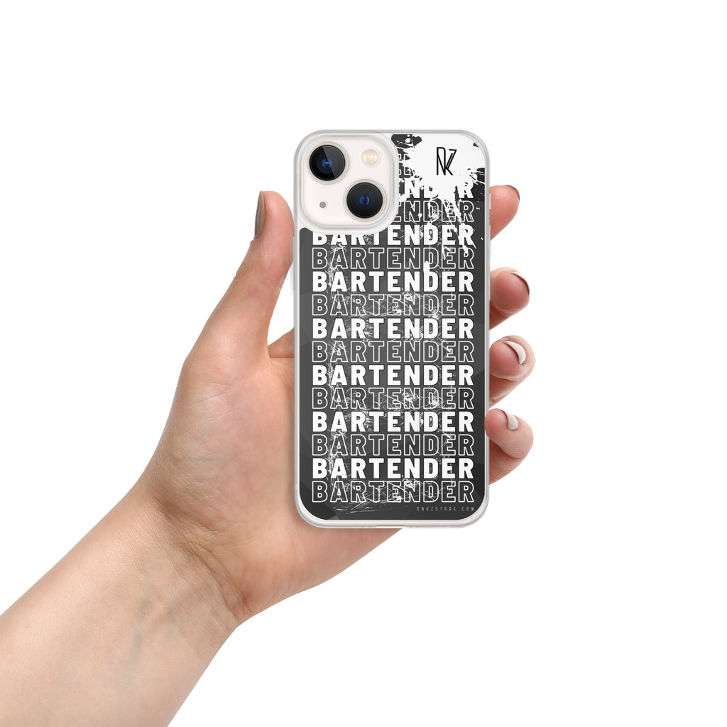 Coque pour iPhone® DNKZ Crew Bartender - "White"