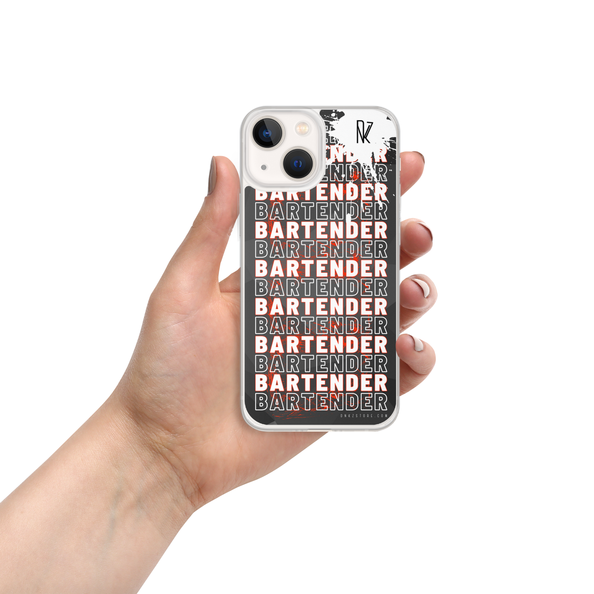 Coque iPhone® DNKZ Crew Bartender - "Red"