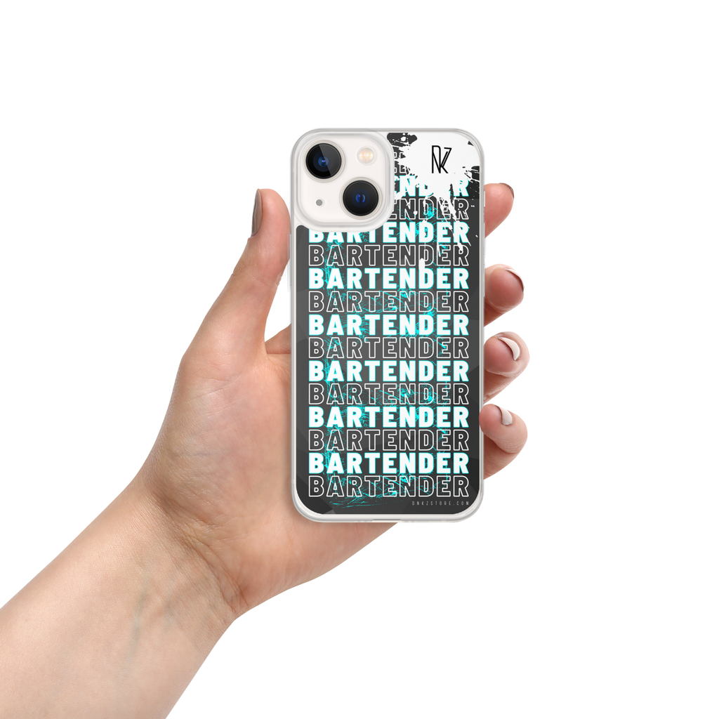 Coque pour iPhone® DNKZ Crew Bartender - "Blue"